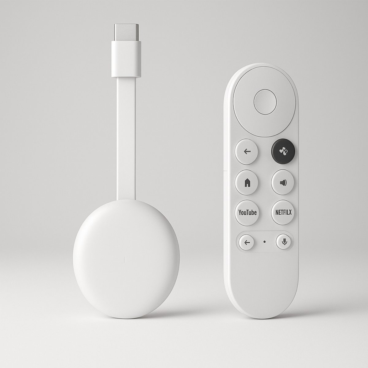 Chromecast met Google TV voorkant